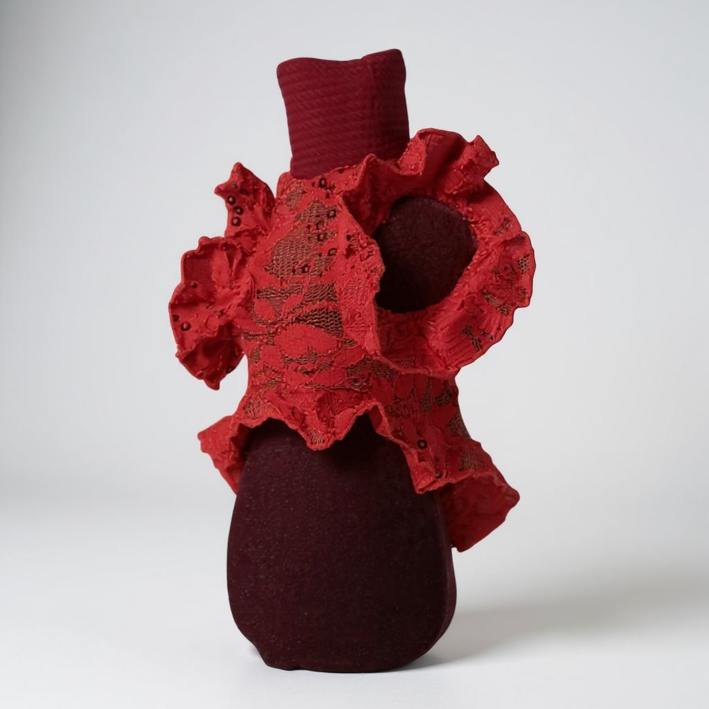 Red lace shirts