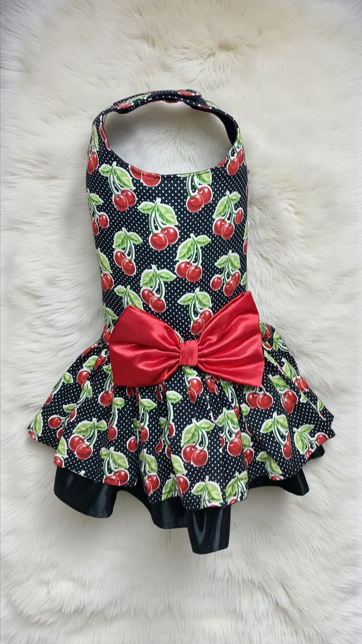 Cherries and polka dots