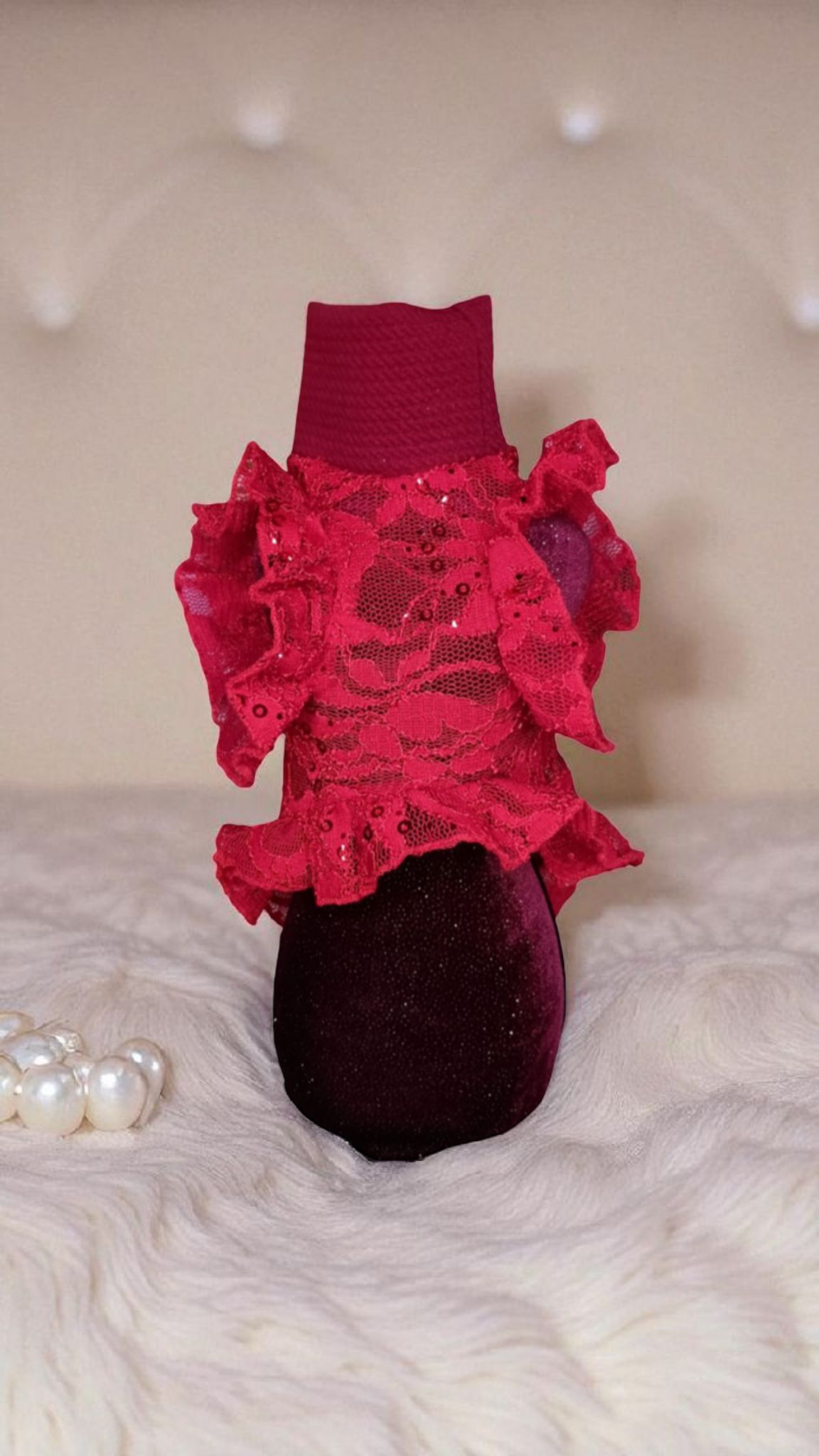 Red lace