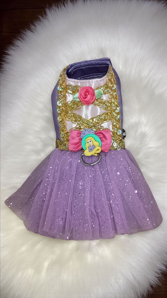 Rapunzel dress/Harness