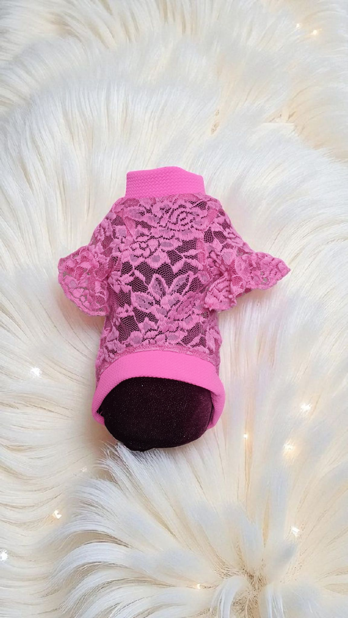 Hot Pink lace